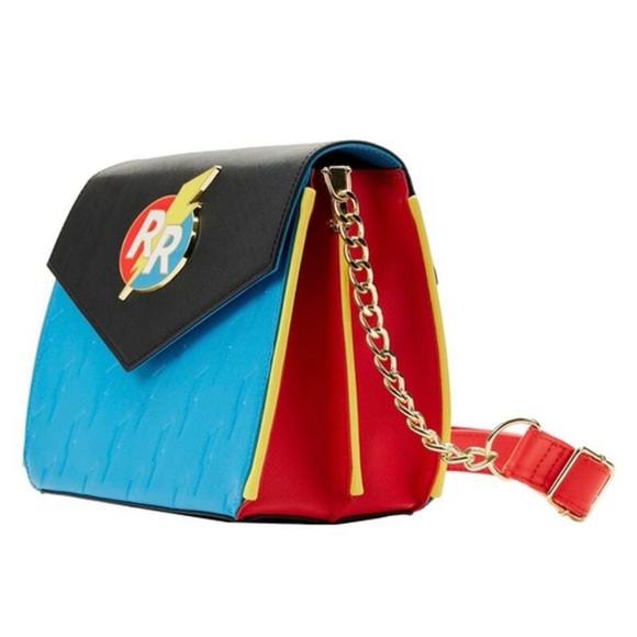 NWT Loungefly Exclusive Chip ‘N Dale Rescue Rangers Logo Crossbody Bag - Picture 5 of 10